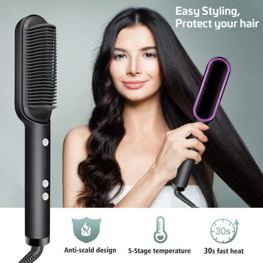 Electric Hair Straightening Brush