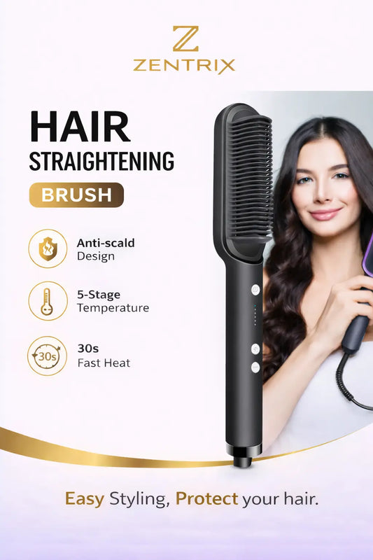 Electric Hair Straightening Brush