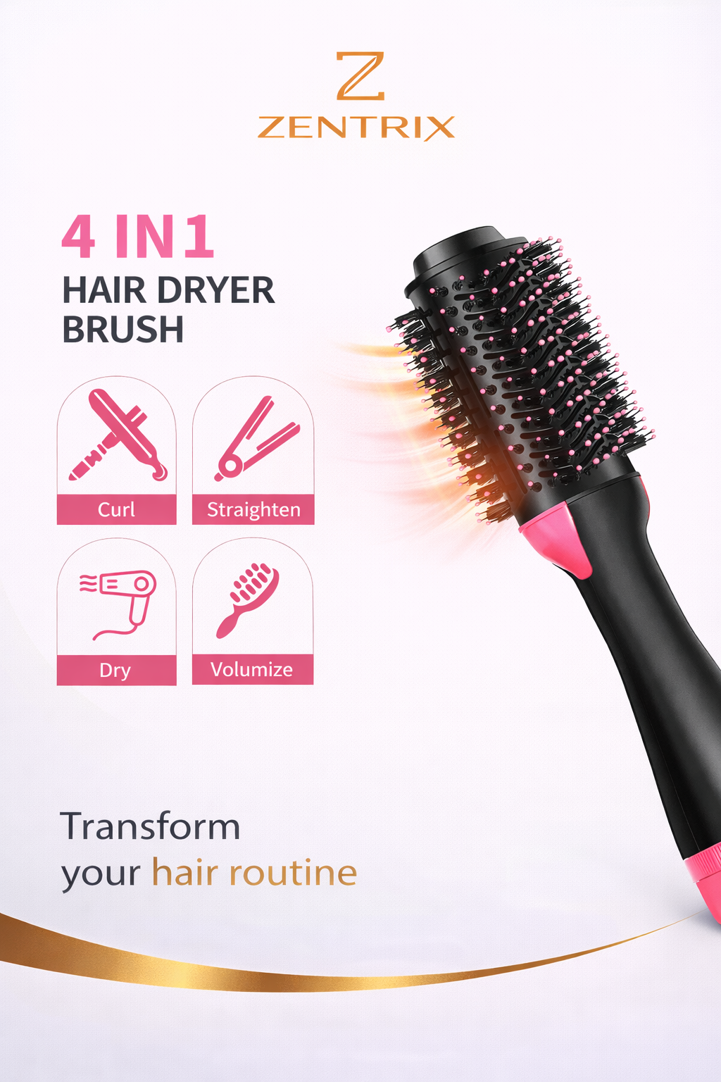 One Step 4 in 1 Hot Air Brush