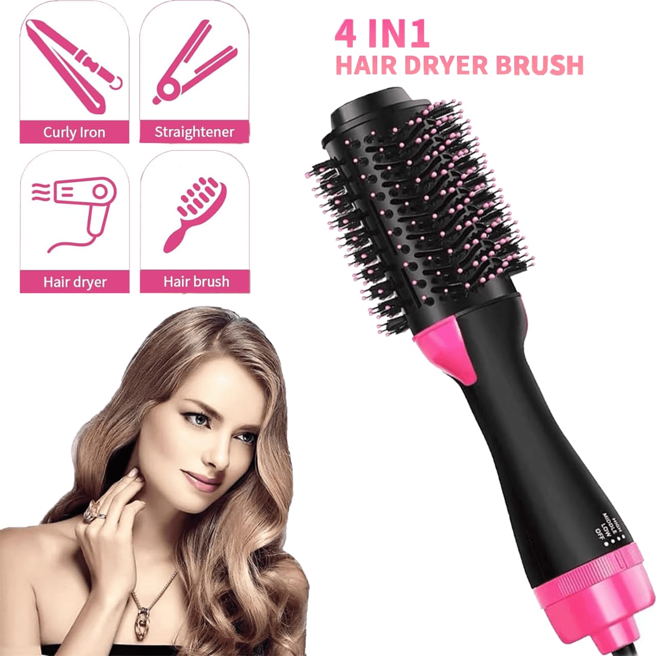 One Step 4 in 1 Hot Air Brush