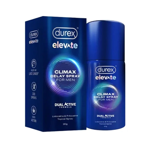 Durex Elevate Climax Delay Spray – Dual Active Formula